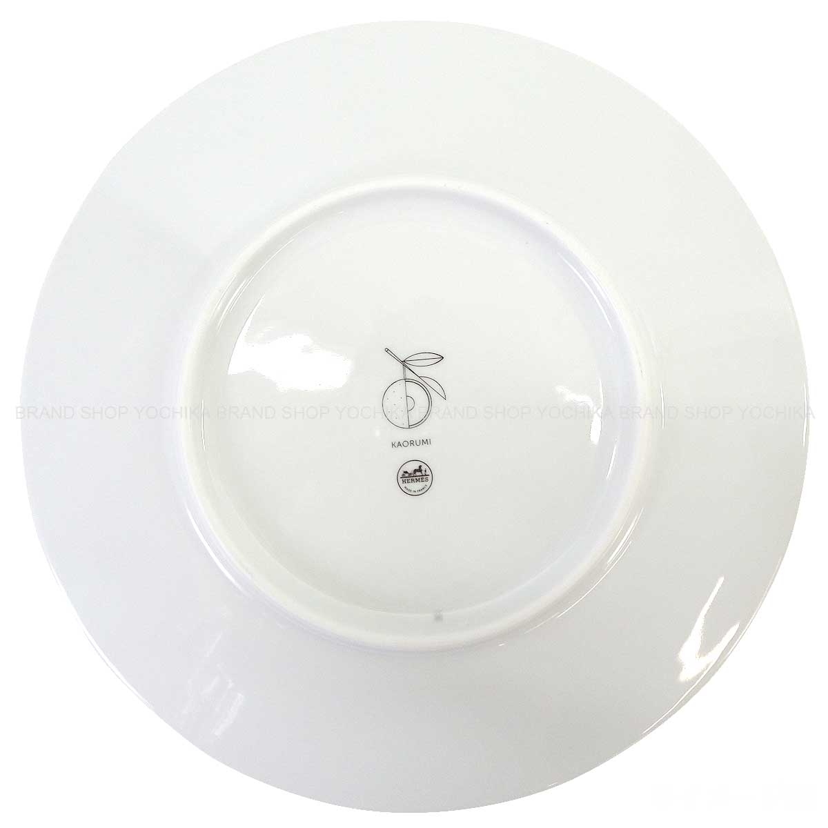 HERMES エルメス 皿 デザートプレート カオルミ キウイフルーツ マルチ