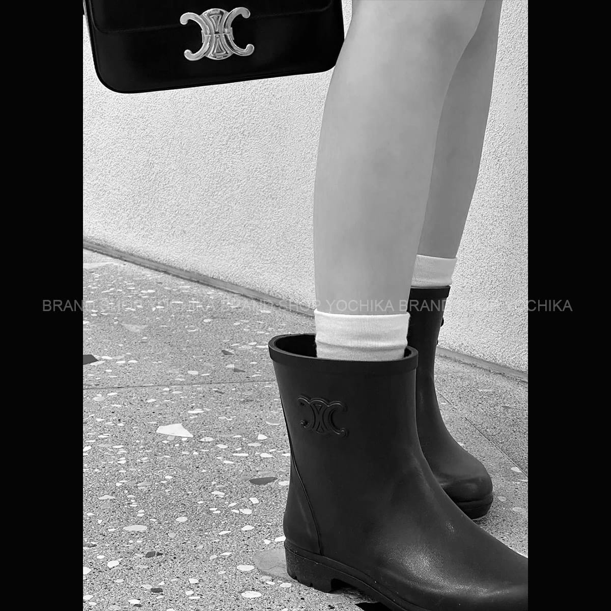 2025年春夏 CELINE セリーヌ ブーツ レイン ミドルカット トリオンフ