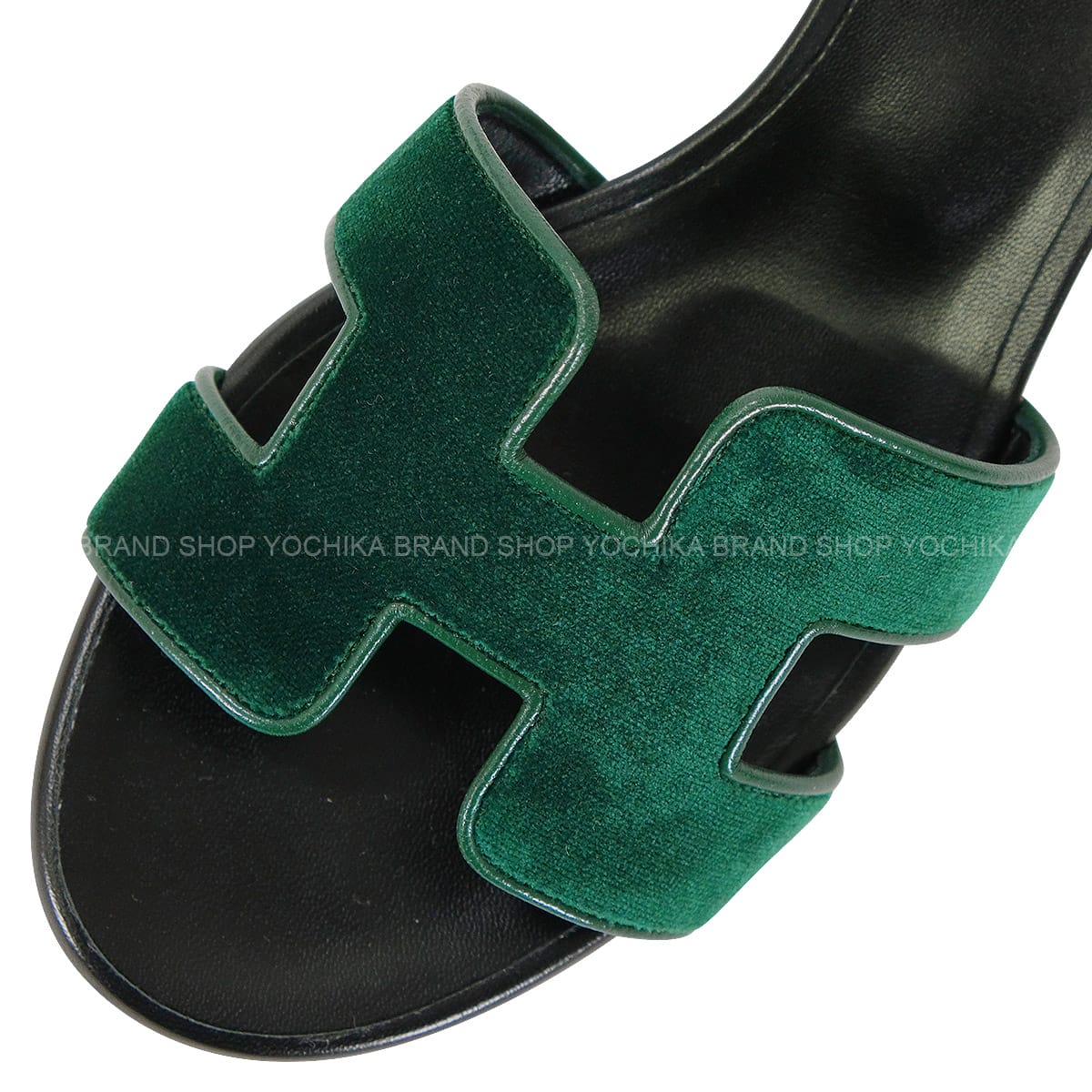 HERMES エルメス サンダル オアジス ヴェールフォンセ/黒 (ブラック