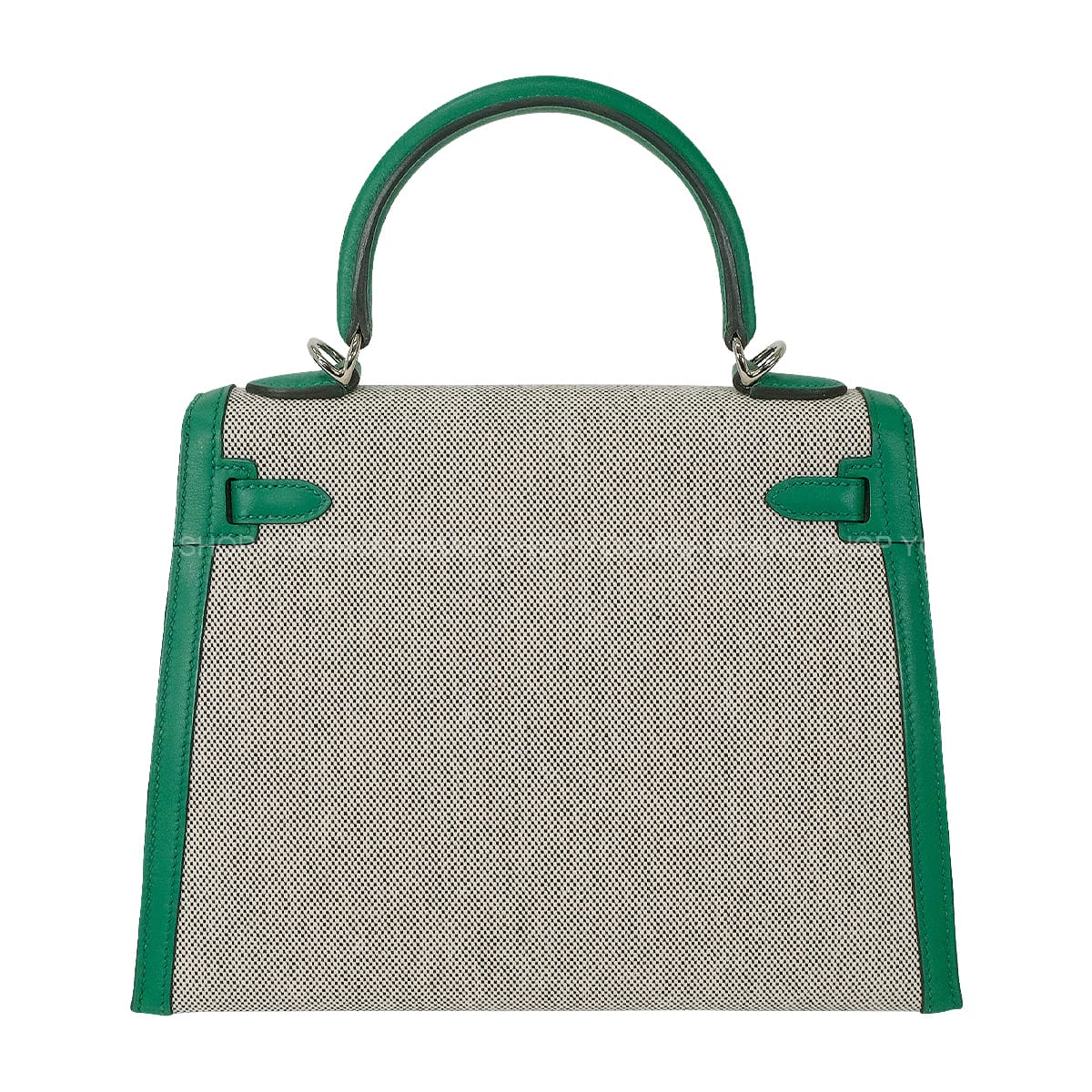 HERMES エルメス ショルダーバッグ ケリー25 外縫い エクリュ/ヴェール