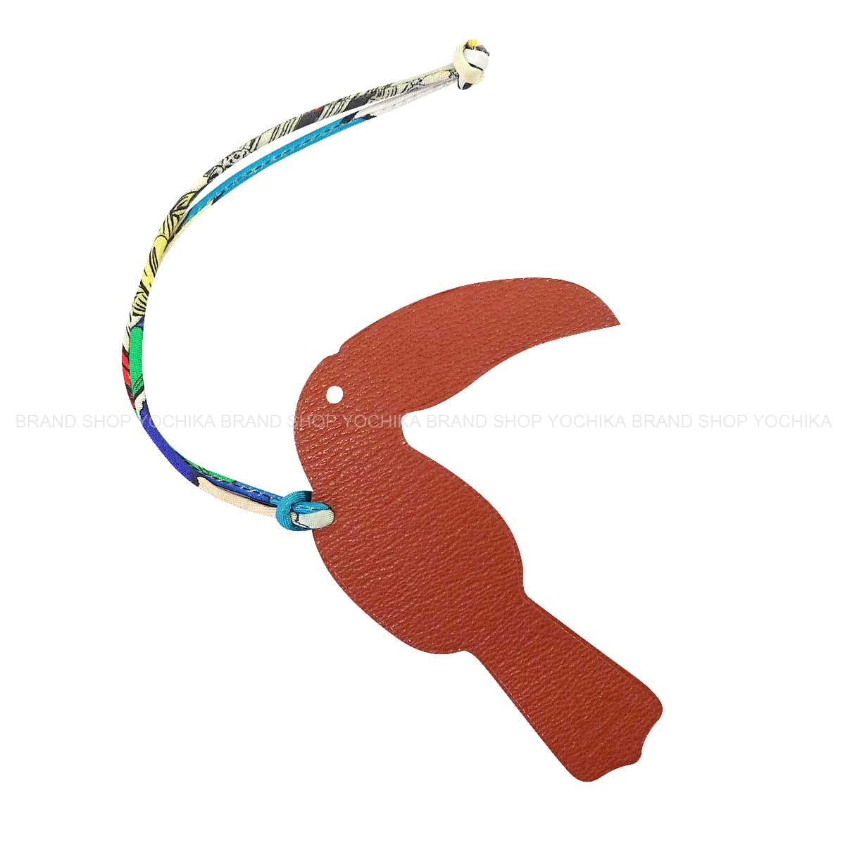 HERMES エルメス バッグチャーム プティアッシュ オオハシ マラカイト