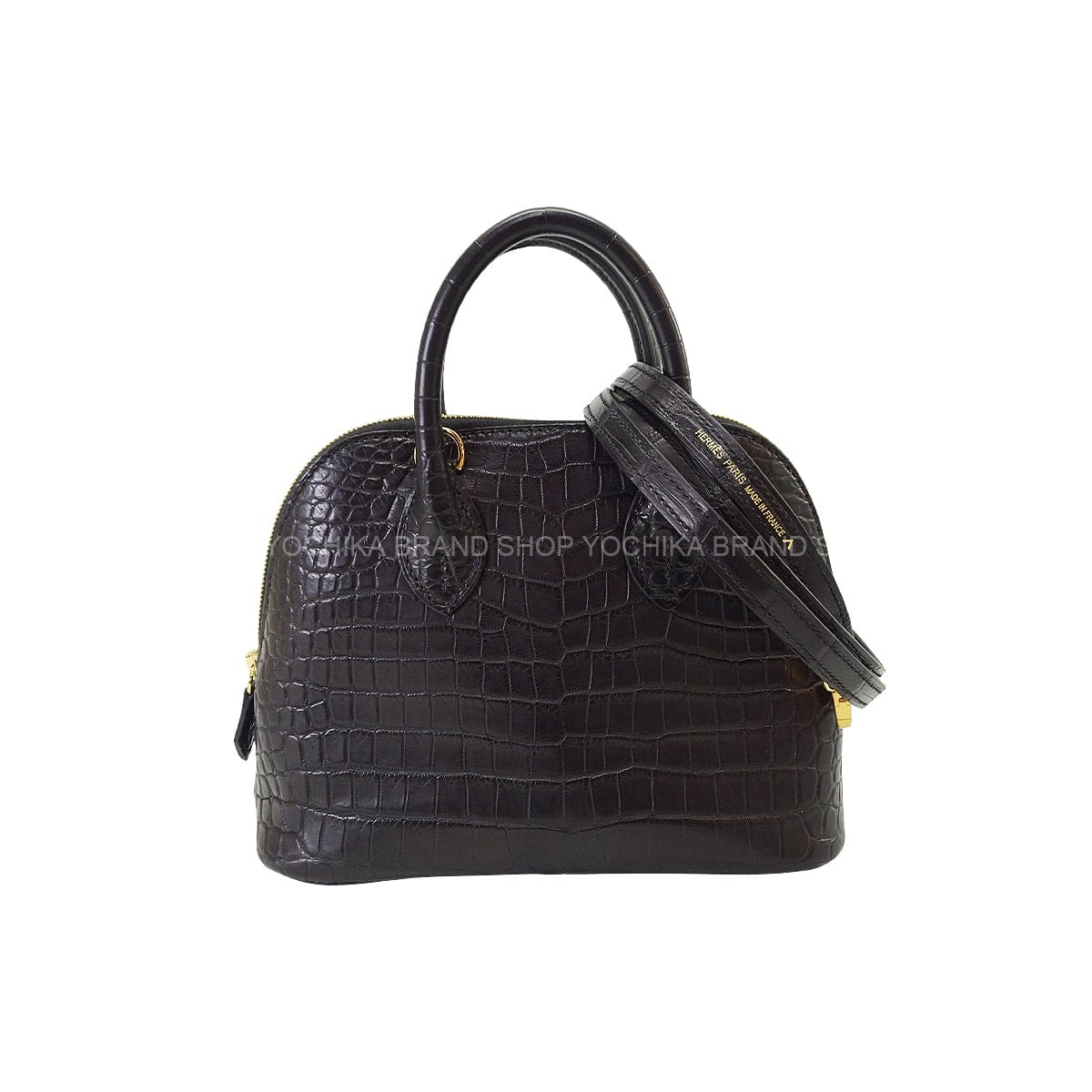新品未使用 JRA クロコポロサス　ボリード1923ミニ風 恵比寿明治通り店】HERMES エルメス ショルダーバッグ ボリード1923 20