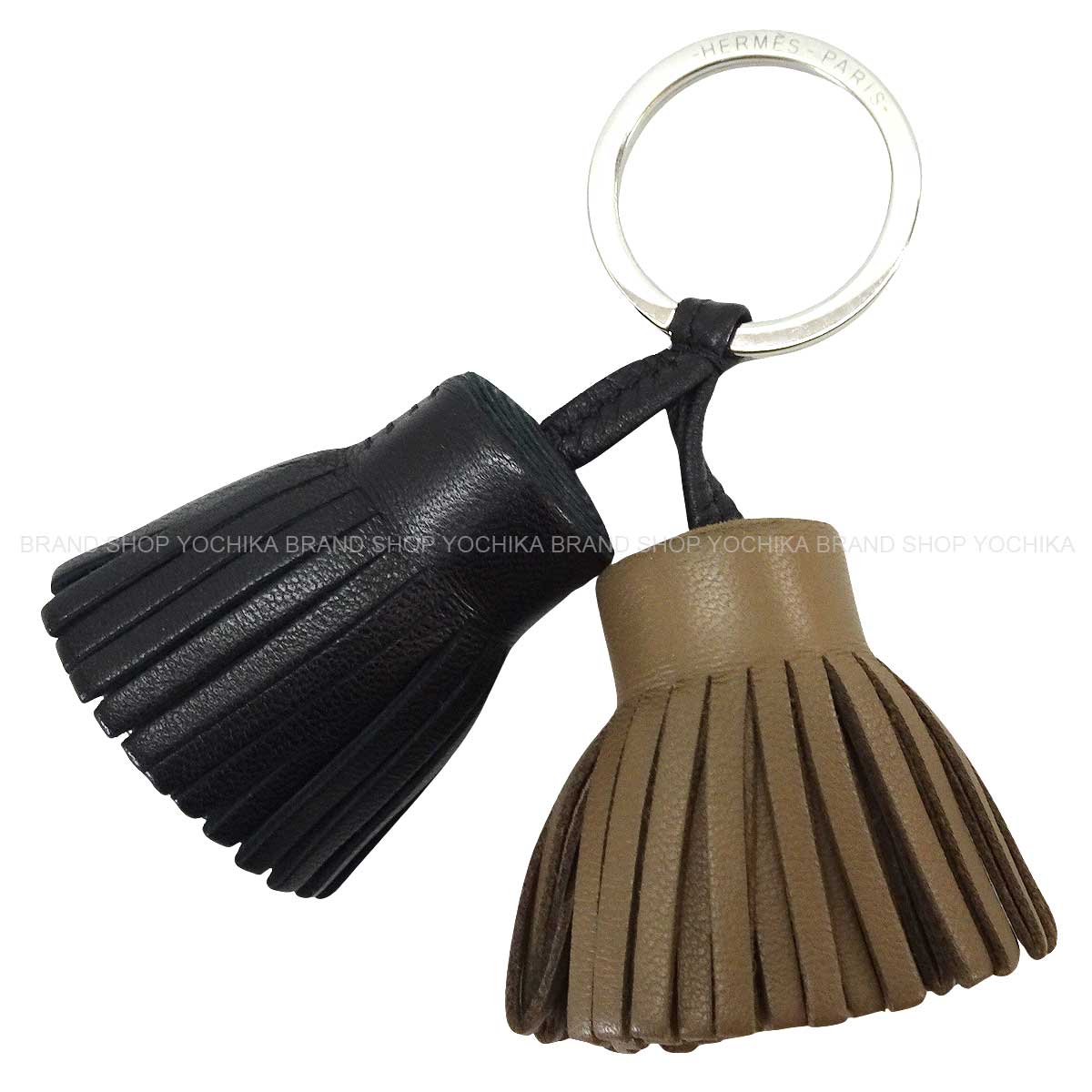 渋谷並木橋店】HERMES エルメス キーホルダー カルメン ウノドス 黒