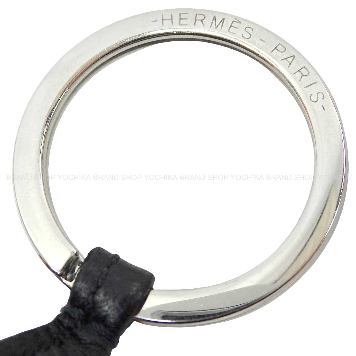 渋谷並木橋店】HERMES エルメス キーホルダー カルメン ウノドス 黒