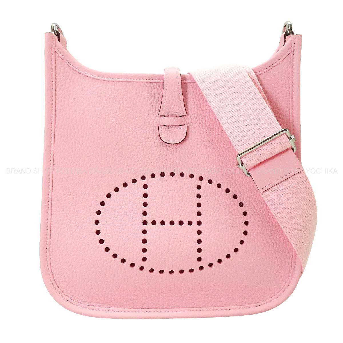 中古 エルメス HERMES レディース ショルダーバッグ ローズサクラ トリヨンクレマンス エルメス インザループ 18 ローズサクラ トリヨンクレマンス/ヴォー