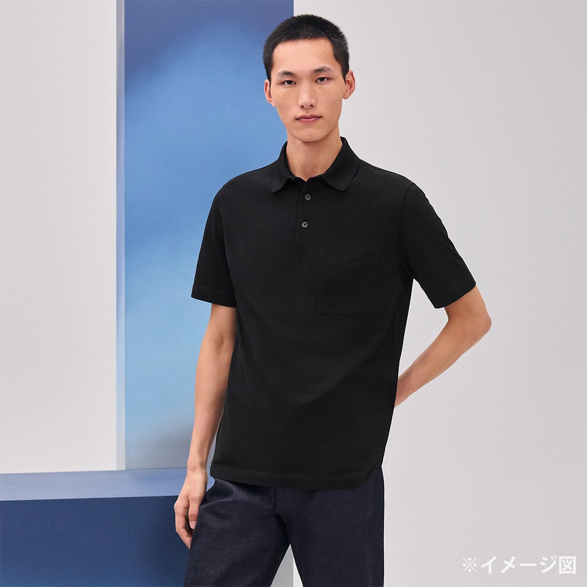エルメス　ポロシャツ エルメス/ポロシャツ/カーキ×オレンジ/サイズ：XSの買取実績【ブラン
