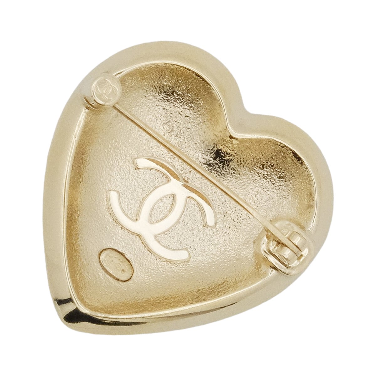 CHANEL シャネル ブローチ ハート ココマーク パール ラインストーン