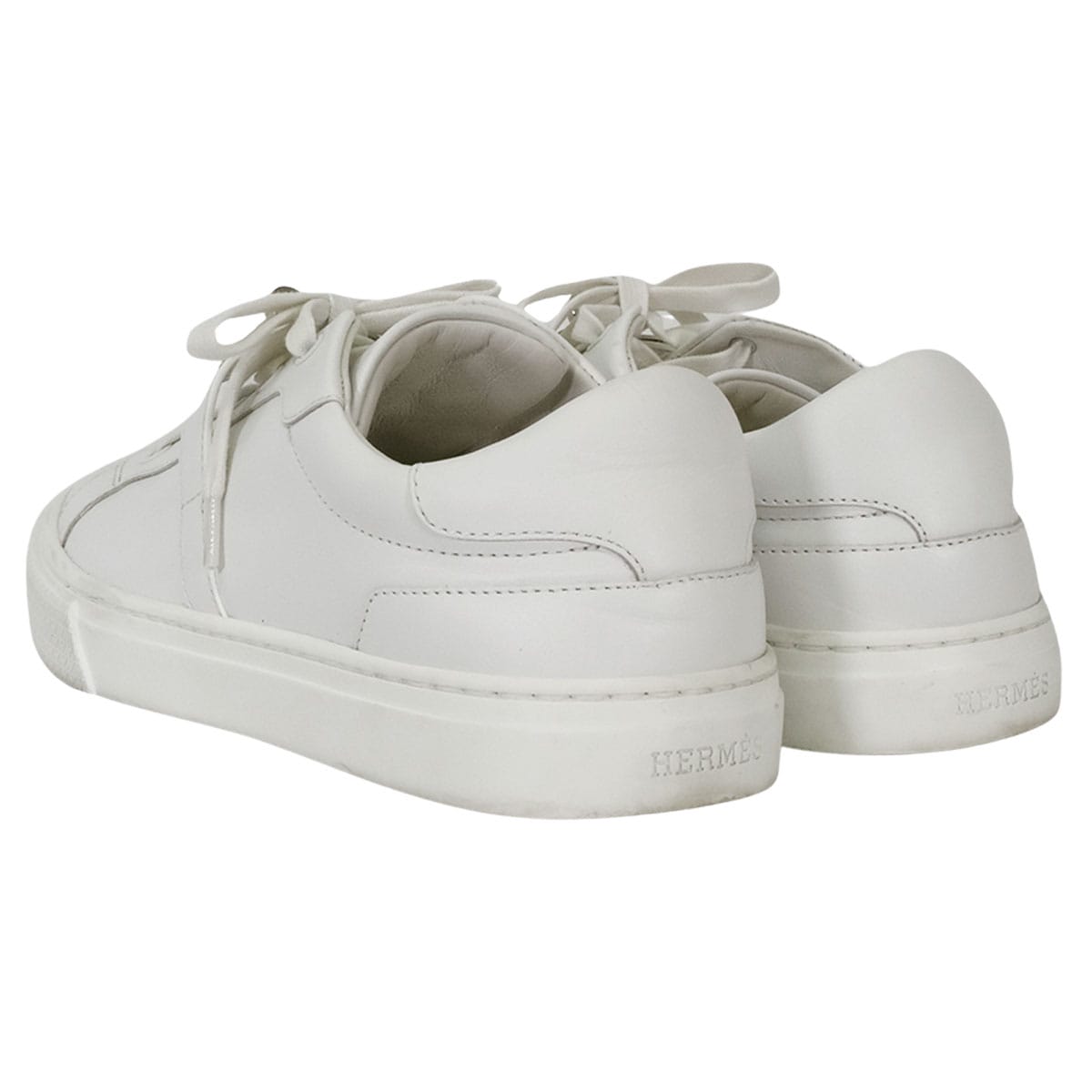 HERMES エルメス 靴 スニーカー デイ 白 (ホワイト) カーフ #37