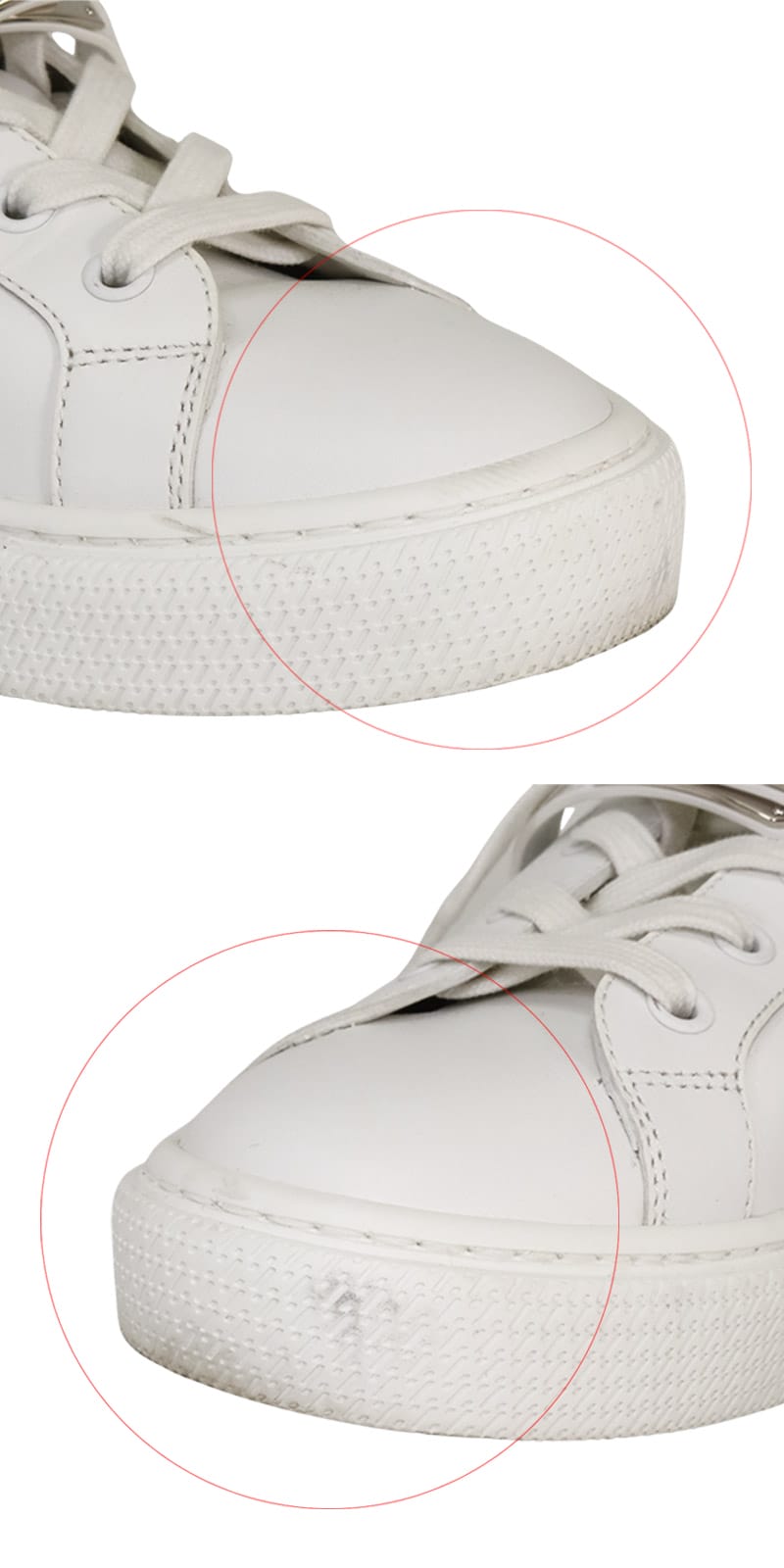 HERMES エルメス 靴 スニーカー デイ 白 (ホワイト) カーフ #37