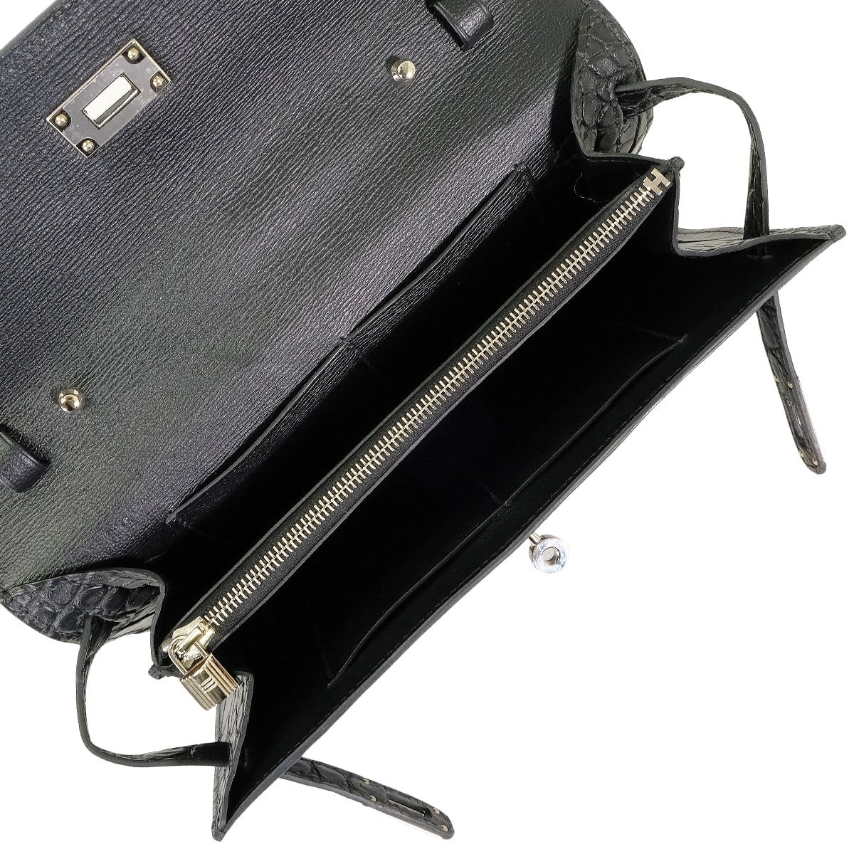 HERMES エルメス 長財布 ケリーウォレット ロング トゥーゴー 黒