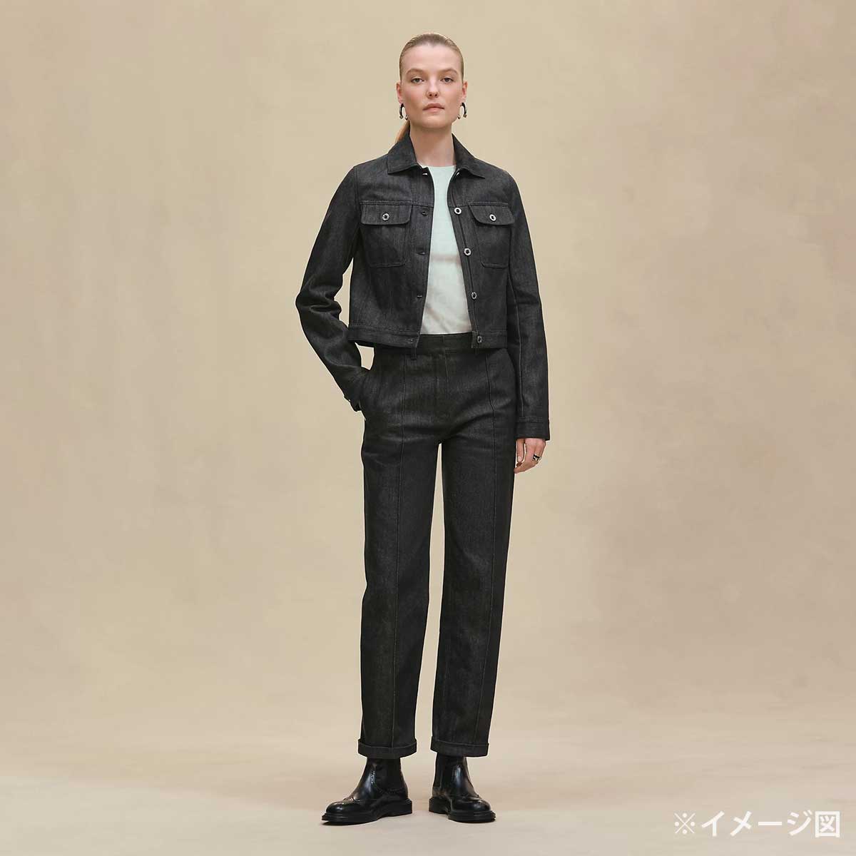 HERMES エルメス デニムジャケット レディース クルードセル セリエ