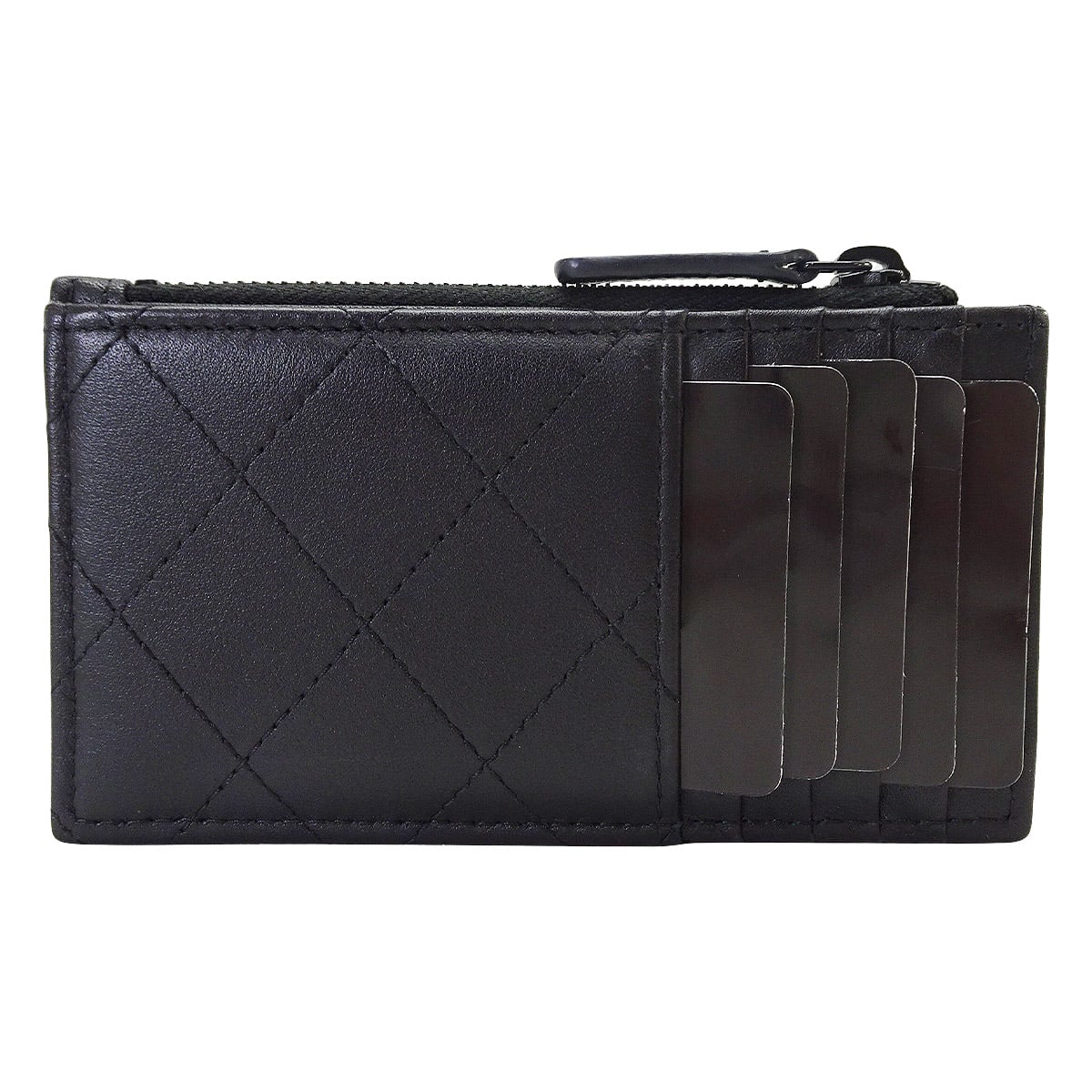 CHANEL シャネル カードケース フラグメントケース ココマーク 黒