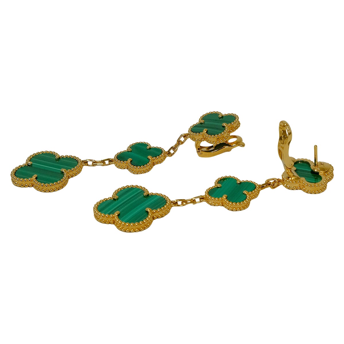 【商談中】Van Cleef ＆ Arpels ヴァンクリーフ&アーペル　K18YG マジックアルハンブラ ピアス　新品同様　正規品　VCAR Van Cleef ＆ Arpels】ヴァンクリーフ&アーペル『K18YG マジック