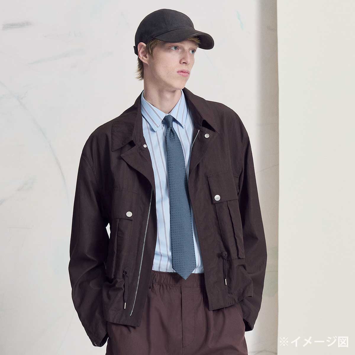 HERMES エルメス ネクタイ ファソネ H ブルーユサール シルク100