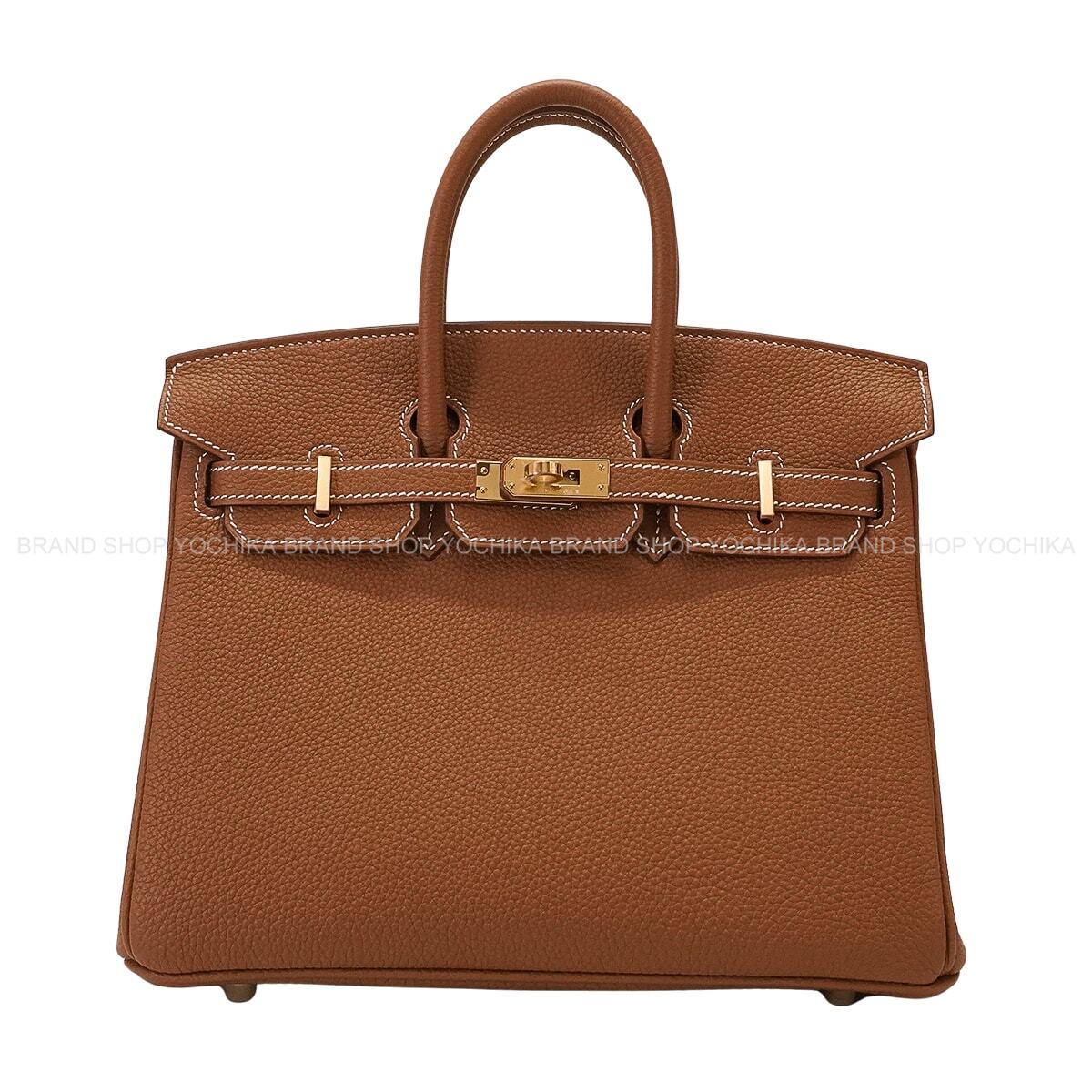 HERMES エルメス ハンドバッグ バーキン25 ゴールド トゴ ゴールド金具
