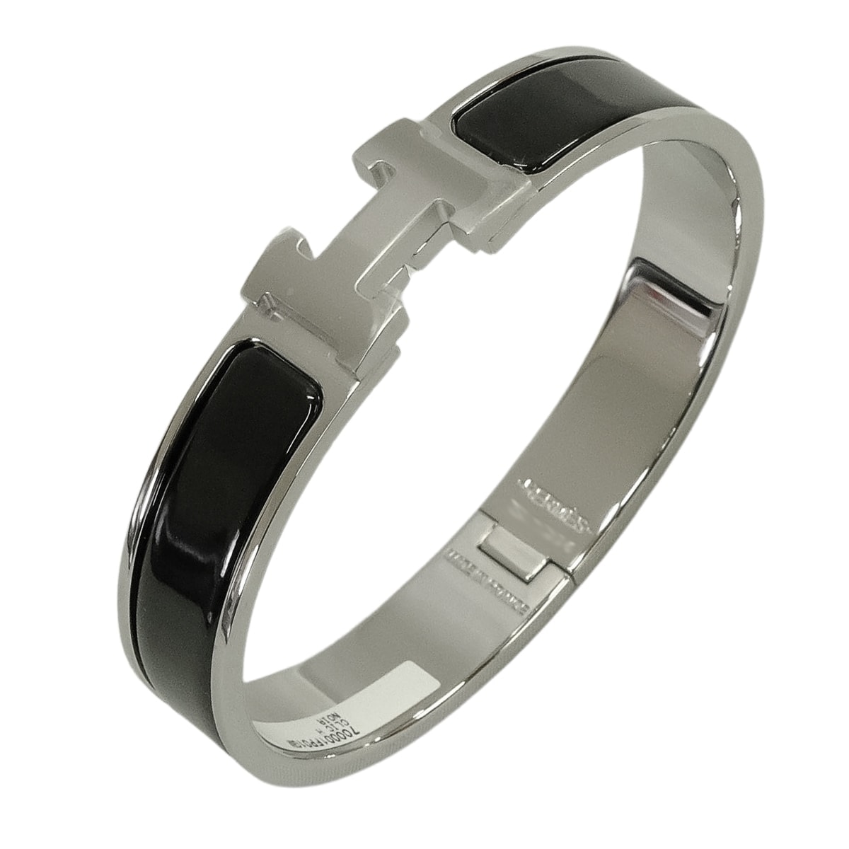 HERMES エルメス ブレスレット クリックアッシュ PM バングル 黒