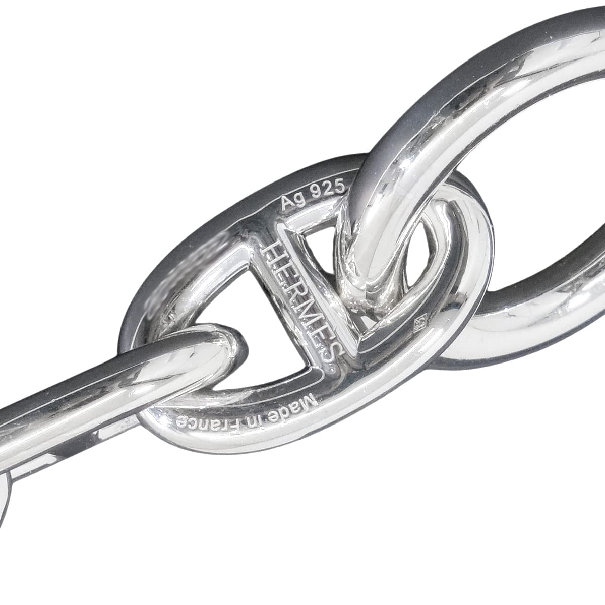 HERMES エルメス ブレスレット シェーヌダンクル TGM 13コマ シルバー