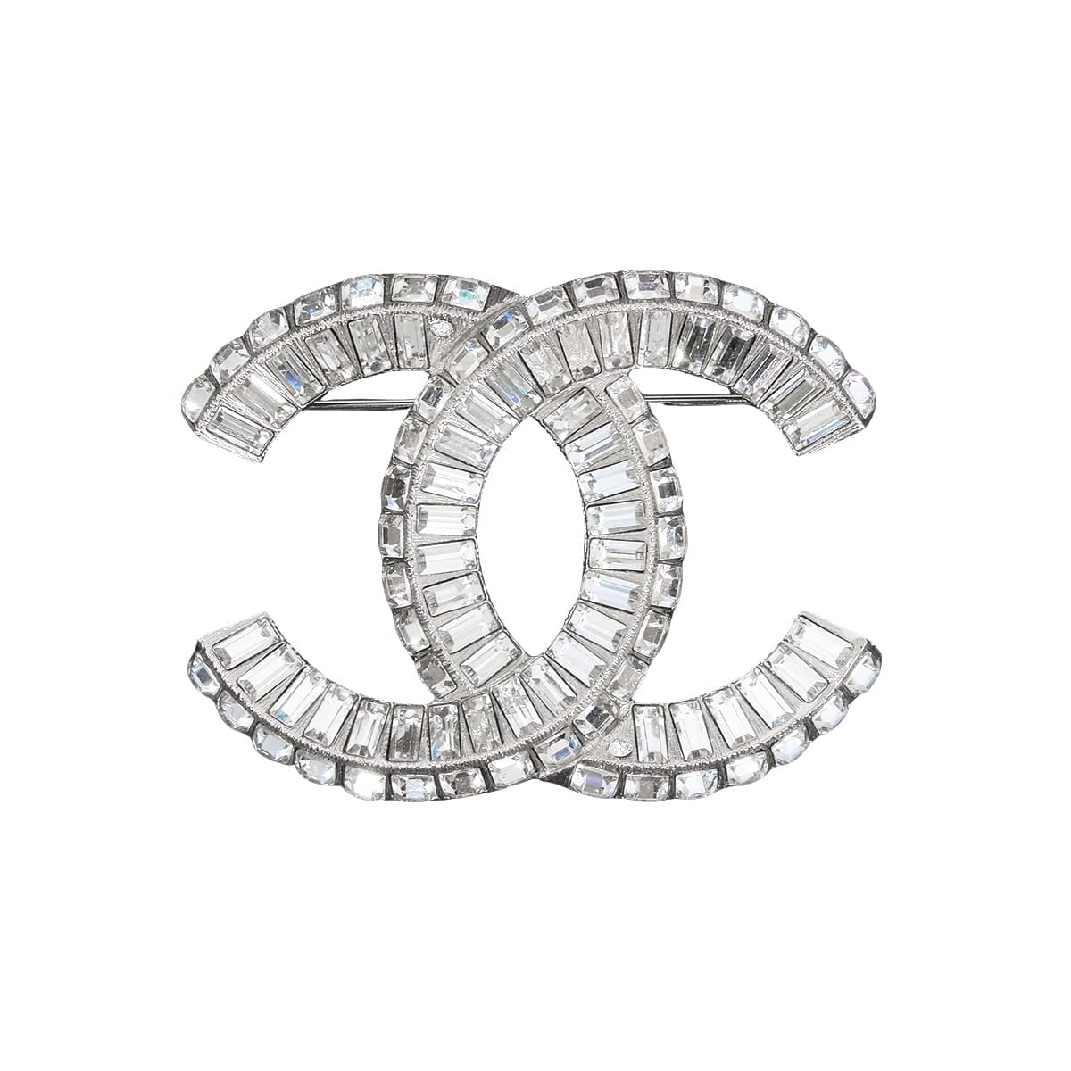CHANEL シャネル ブローチ ココマーク スクエア ラインストーン