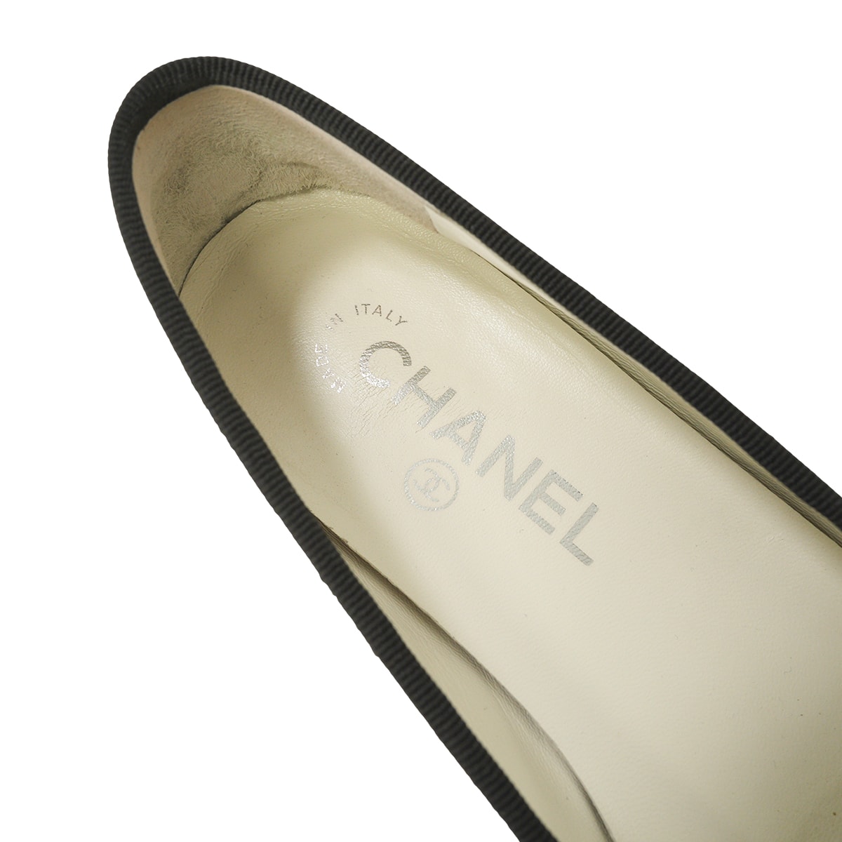 CHANEL シャネル バレエシューズ フラットシューズ バレリーナ 白