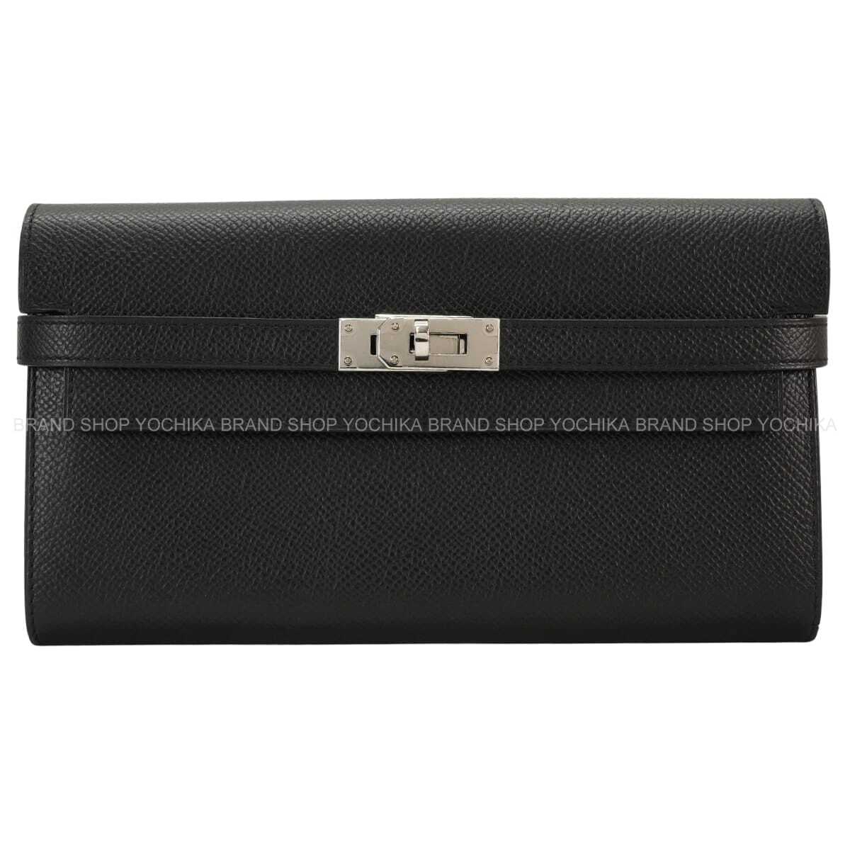HERMES エルメス 長財布 ケリーウォレット ロング クラシック 黒