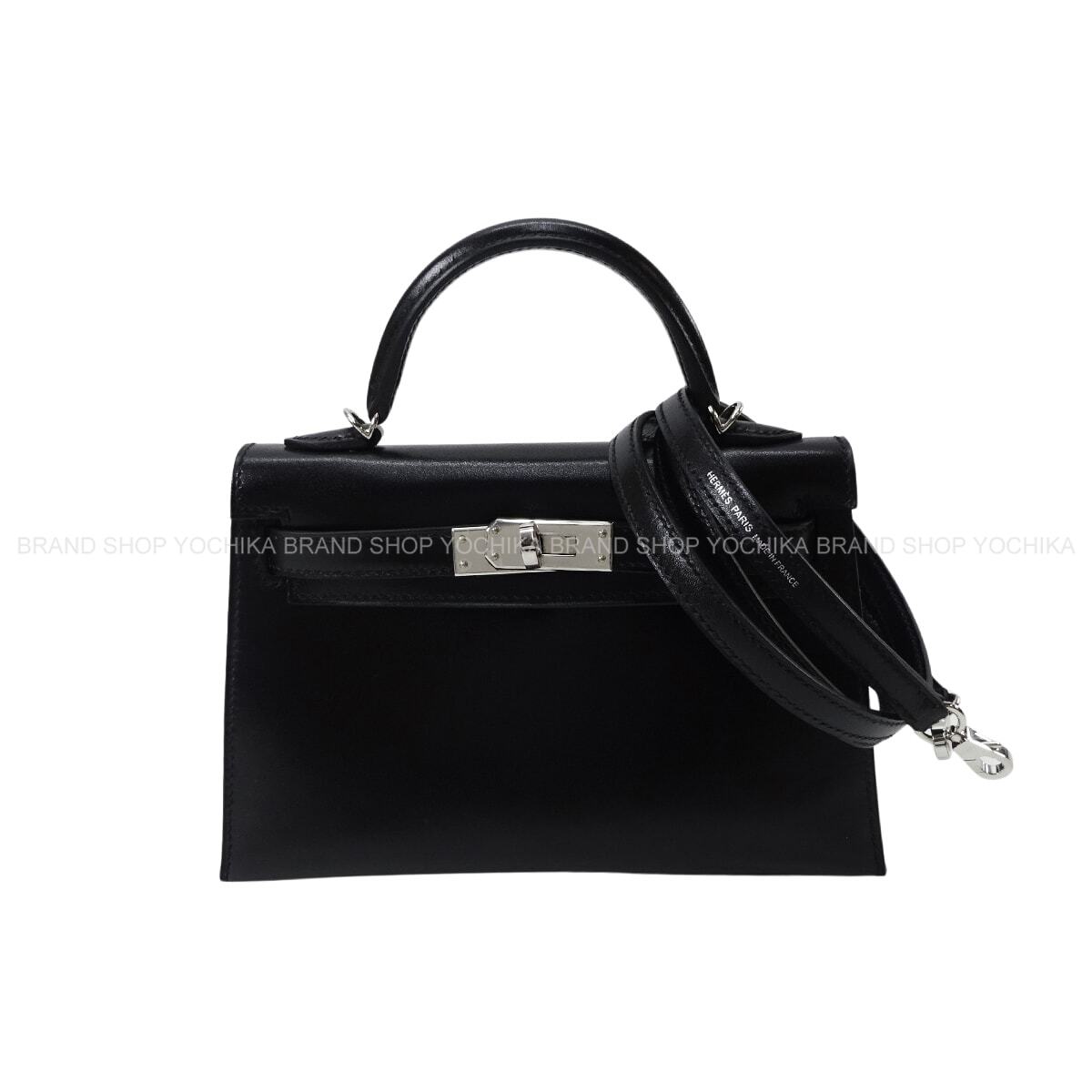 HERMES エルメス ショルダーバッグ ケリー ミニ ドゥ ケリー 20 黒