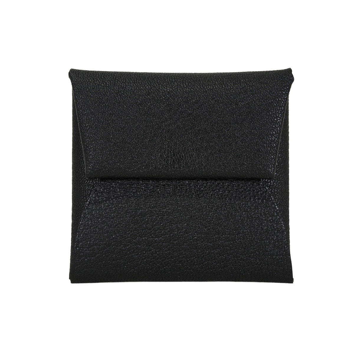 HERMES エルメス コインケース バスティア 黒 (ブラック) シェーブル