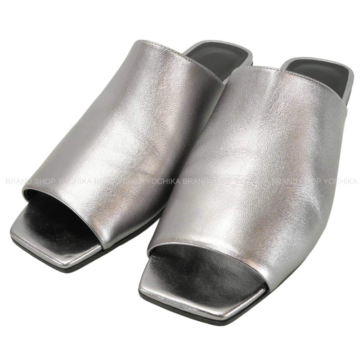 エルメス サンダル キャンディ 36 1/2 23.5 ノワール シルバー金具 渋谷並木橋店】HERMES エルメス サンダル アイドル メタリゼ