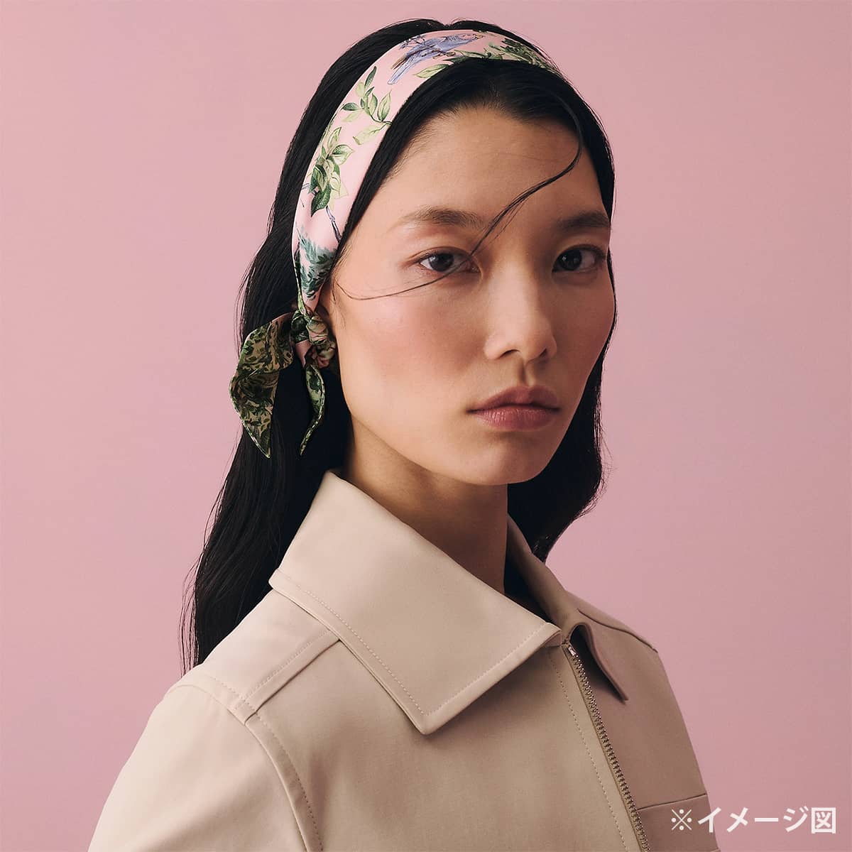 2026年春夏 HERMES エルメス スカーフ ツイリー 赤道直下 ローズナクレ