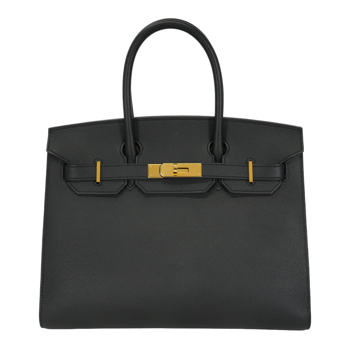 HERMES エルメス ハンドバッグ バーキン30 セリエ 外縫い セリエ 黒