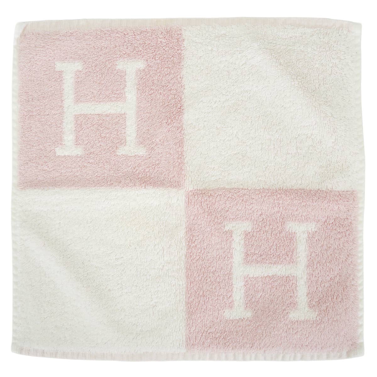 HERMES エルメス タオル カレタオル アヴァロン ハンドタオル ローズ