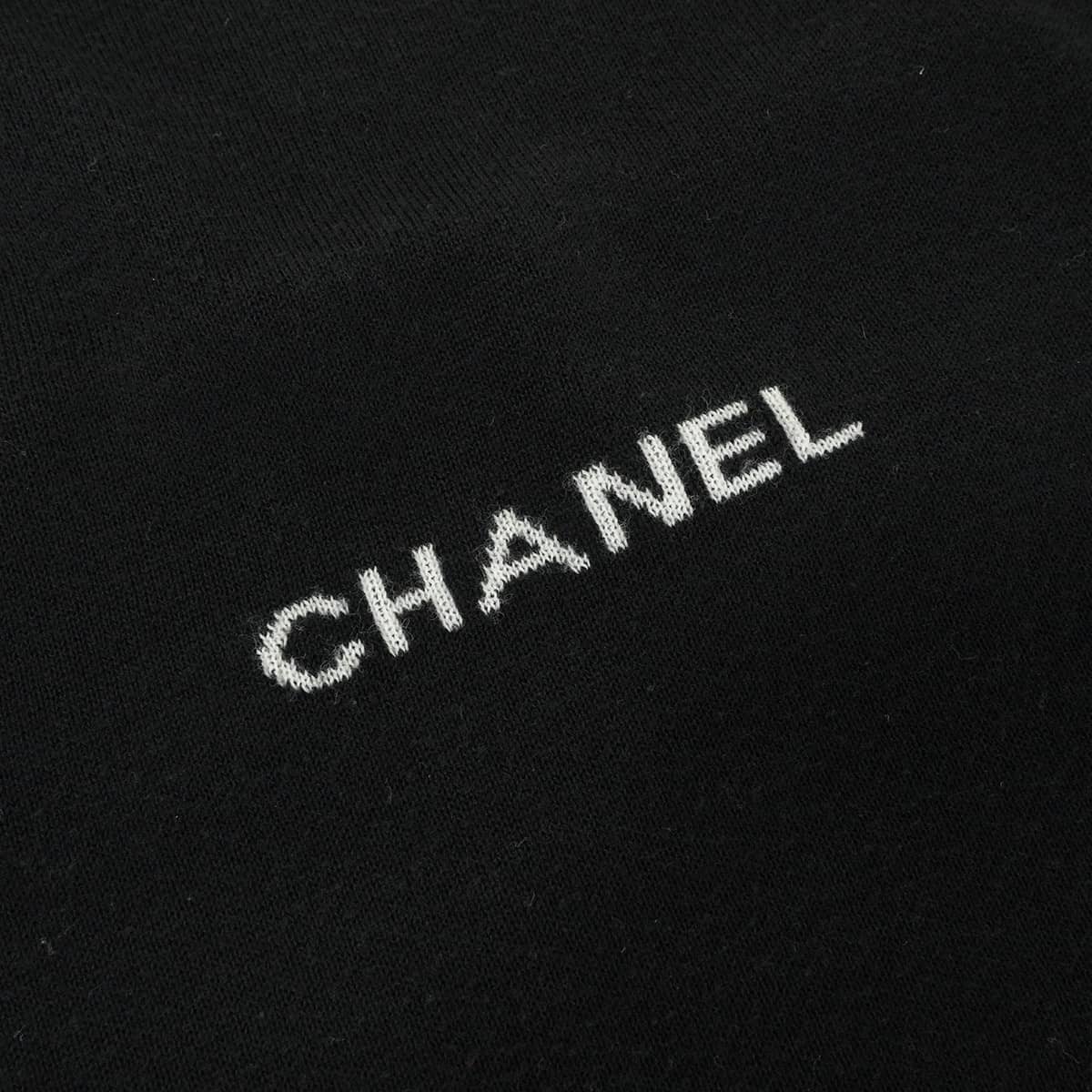 2024年春夏 CHANEL シャネル トップス ノースリーブ ロゴ 黒 (ブラック