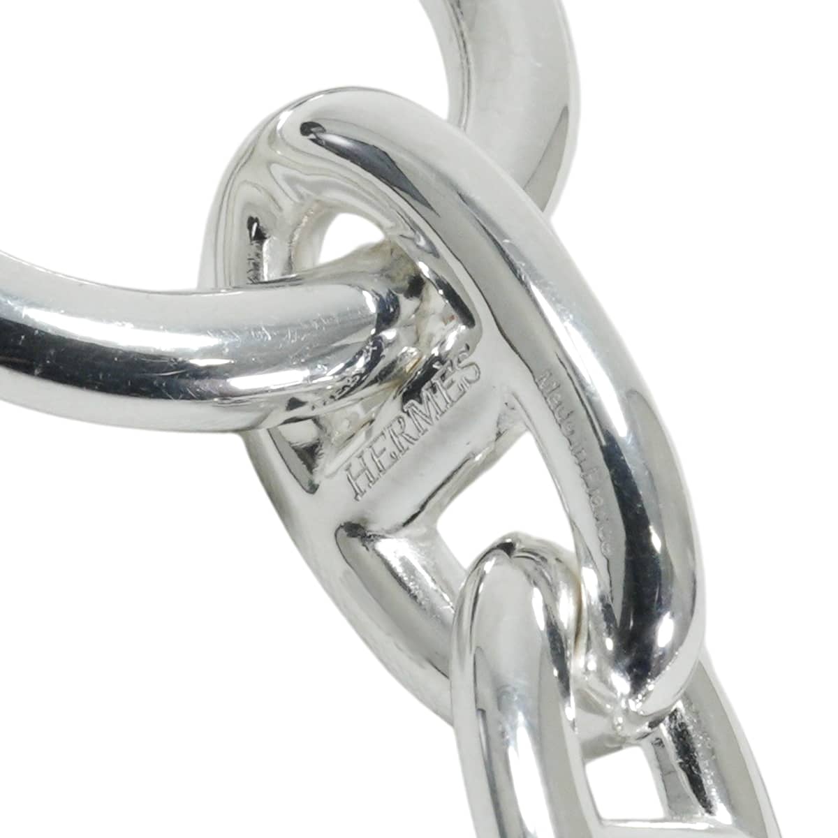 HERMES エルメス ブレスレット シェーヌダンクル MM 15コマ シルバー