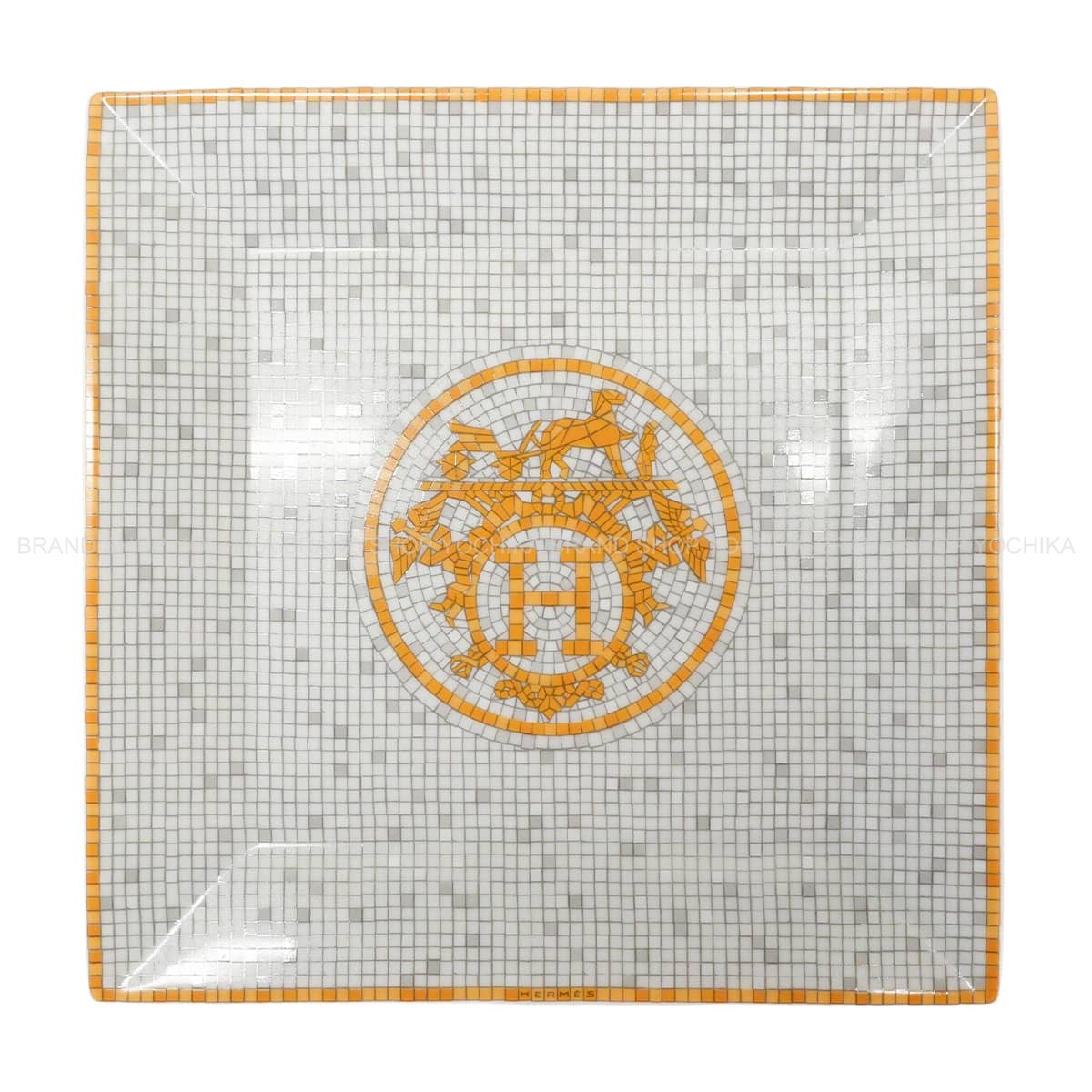 HERMES エルメス 食器 プチカレ No3 モザイク 24 (ヴァンキャトル