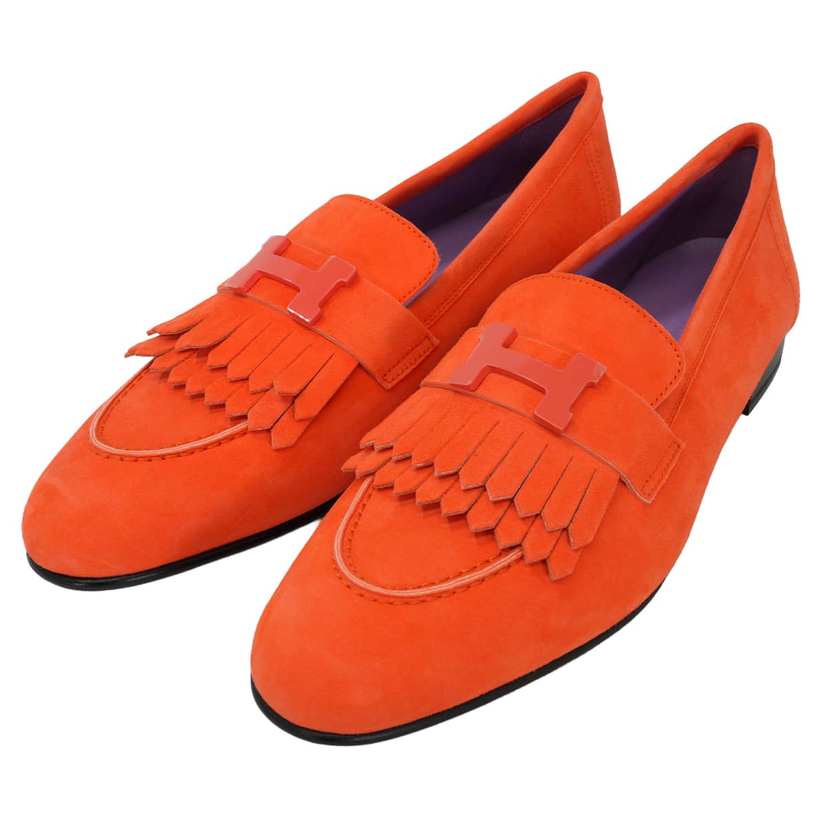 HERMES エルメス ローファー モカシン ロワイヤル ローズソルベ