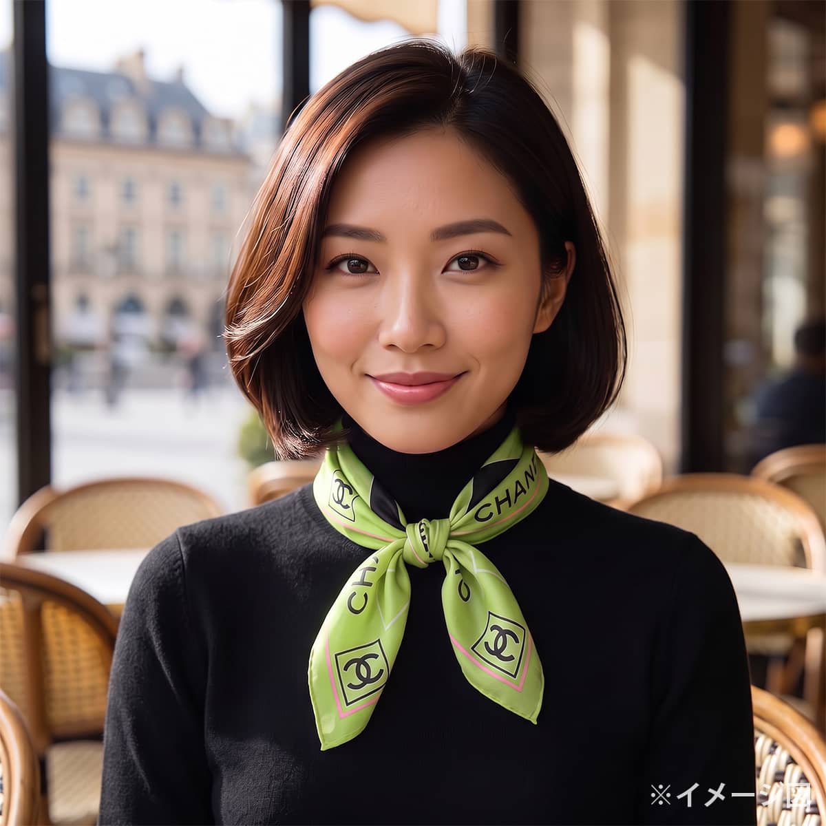 CHANEL ココマーク スカーフ 50×50 シャネル y2k 渋谷並木橋店】CHANEL シャネル スカーフ バンダナ スカーフ ココ