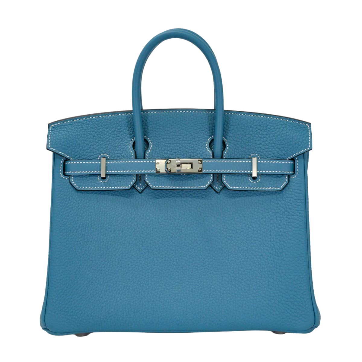 HERMES エルメス ハンドバッグ バーキン25 ニューブルージーン トゴ