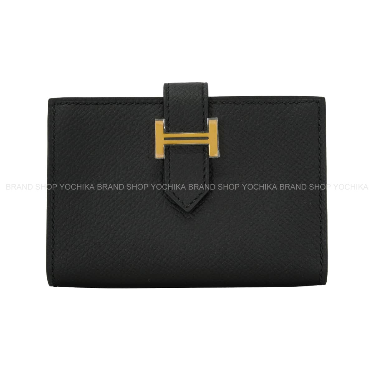 HERMES エルメス カードケース ベアン カードケース 黒 (ブラック