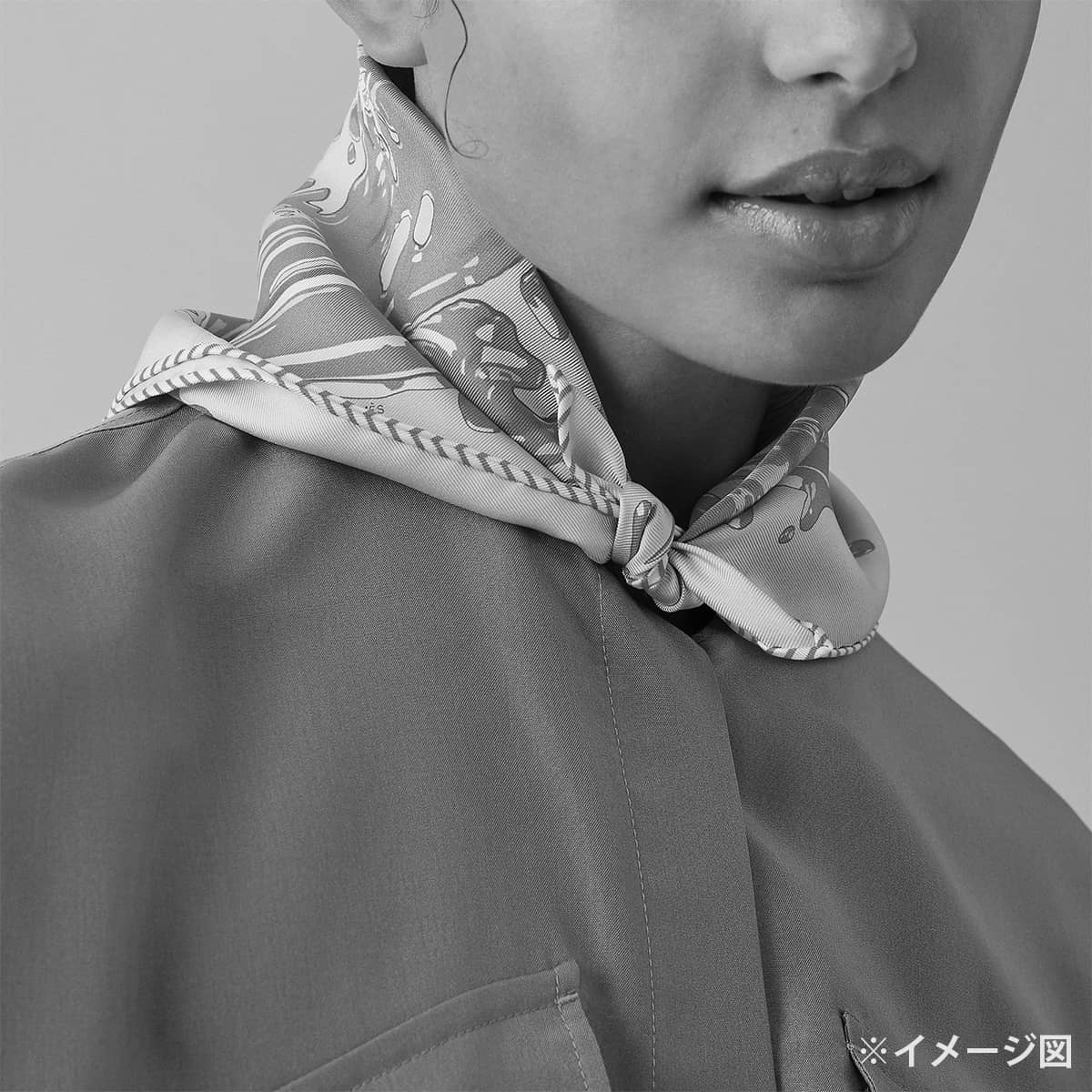 HERMES エルメス ガブロッシュ　ペンキ塗りたて 2022年春夏 HERMES エルメス スカーフ カレ45 ガヴロッシュ ペンキ