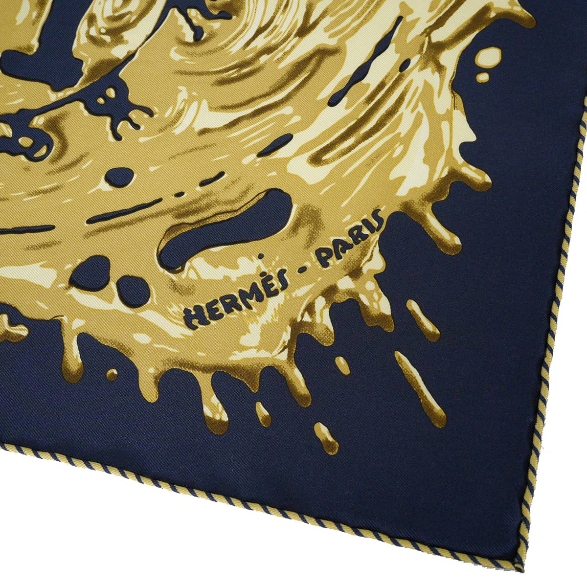 2022年春夏 HERMES エルメス スカーフ カレ45 ガヴロッシュ ペンキ