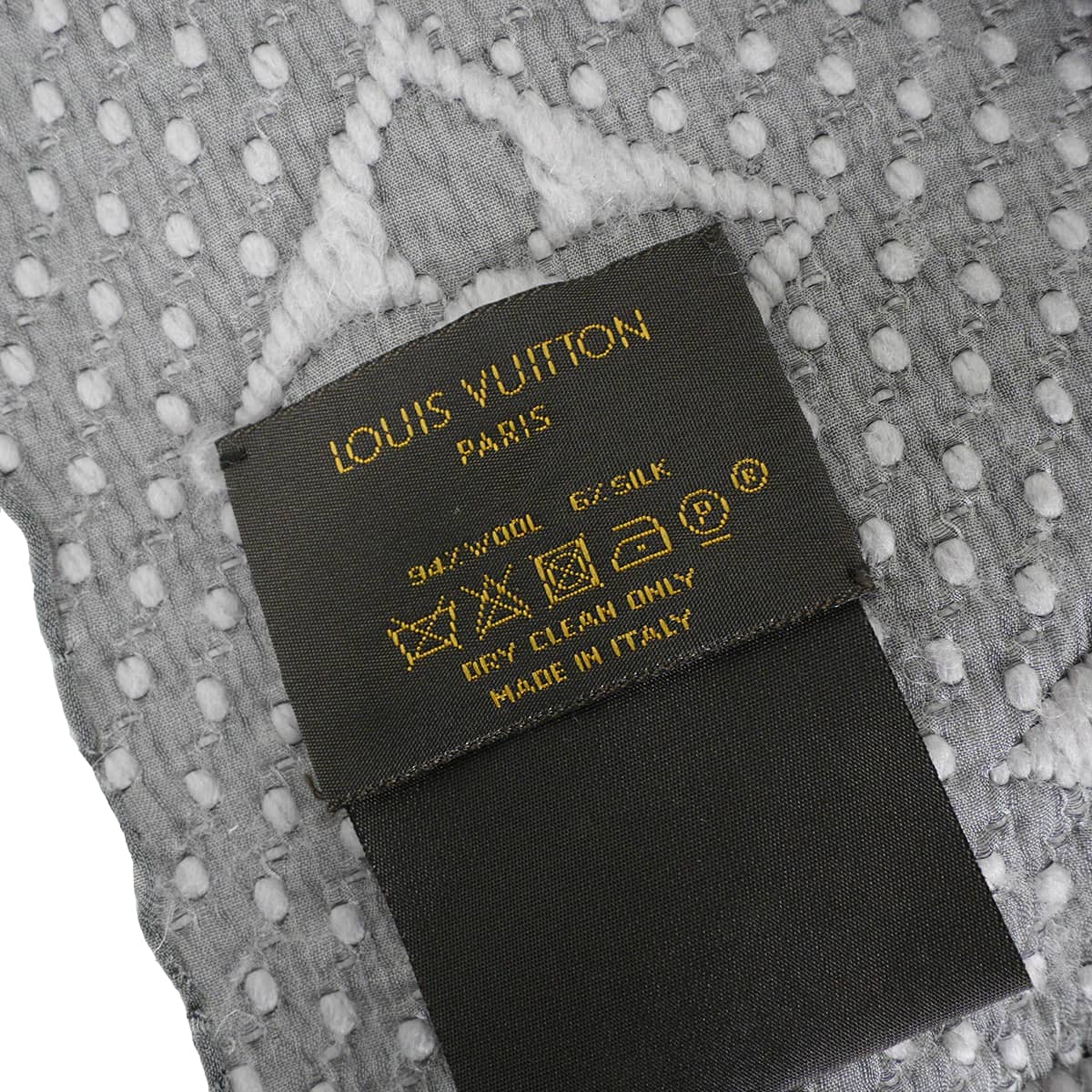LOUIS VUITTON ルイ・ヴィトン マフラー エシャルプ ロゴマニア