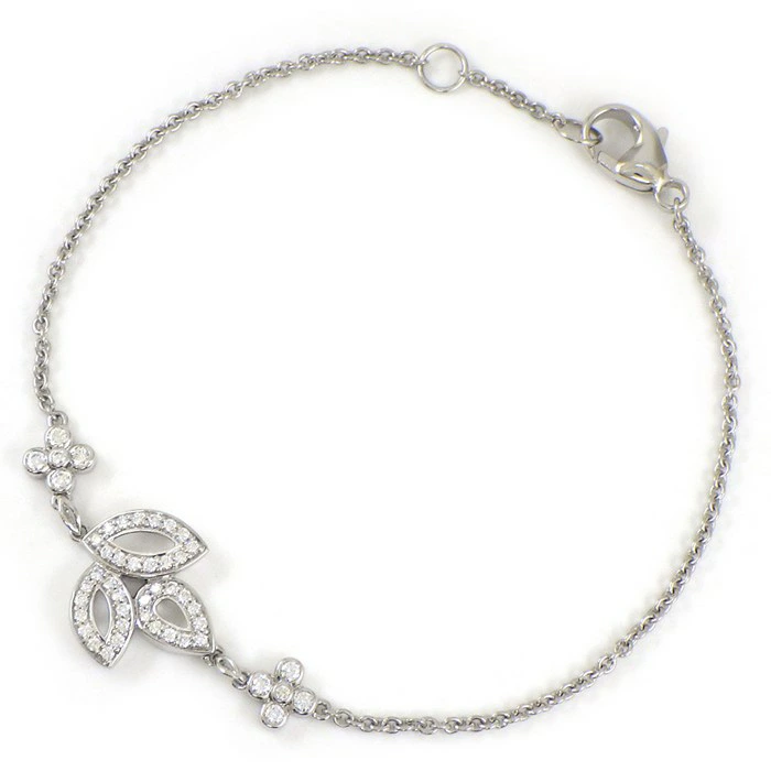 TIFFANY&Co. ティファニー ネックレス ビクトリア スモール ペンダント シルバー プラチナ950/ダイヤモンド 60011941 SAランク【中古】