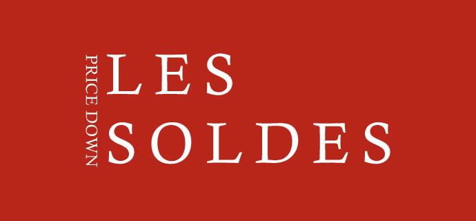 LES SOLDES SALE セール 値下げ プライスダウン