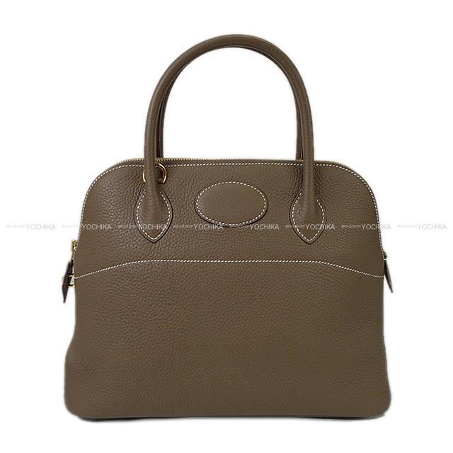 HERMES エルメス ハンドバッグ ボリード31 エトープ (エトゥープ) トリヨン ゴールド金具 新品