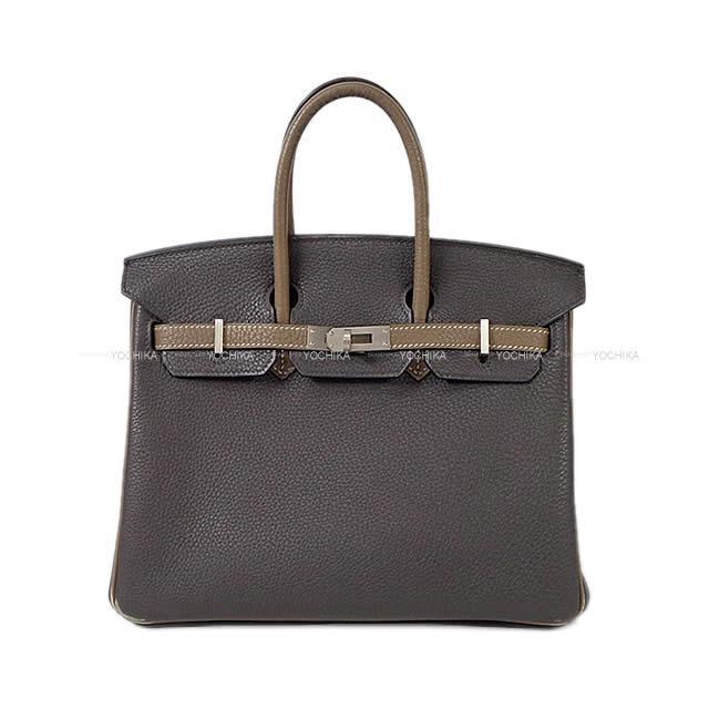 HERMES エルメス ハンドバッグ バーキン25 スペシャルオーダー エトープ/グラファイト トゴ ABランク【中古】