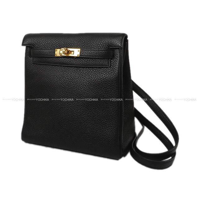 HERMES エルメス バックパック リュック ケリーアド PM 黒(ブランク) トリヨン ゴールド金具 新品