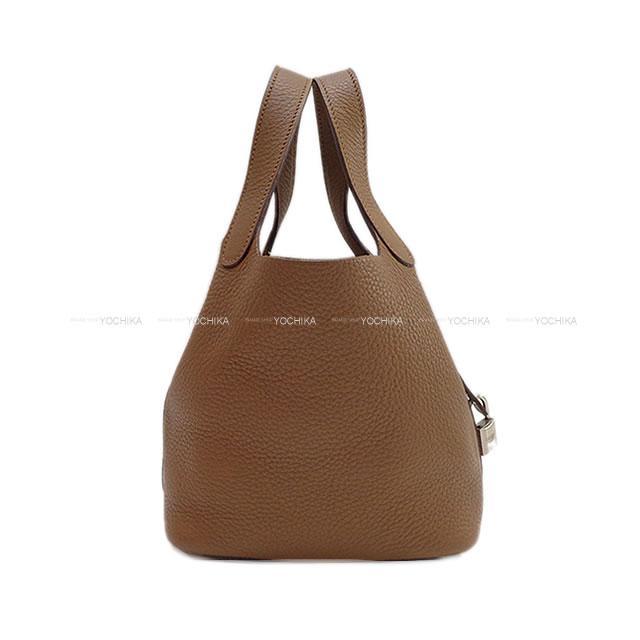 HERMES エルメス ハンドバッグ ピコタンロック 18 PM アルザン トリヨン シルバー金具 新品同様【中古】
