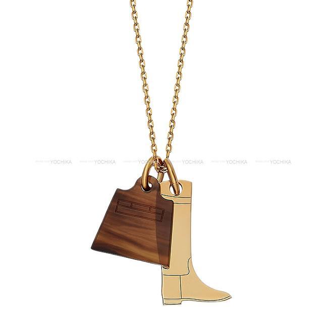 2020年 秋冬 HERMES エルメス ケリー&ブーツ型 ペンダント ネックレス