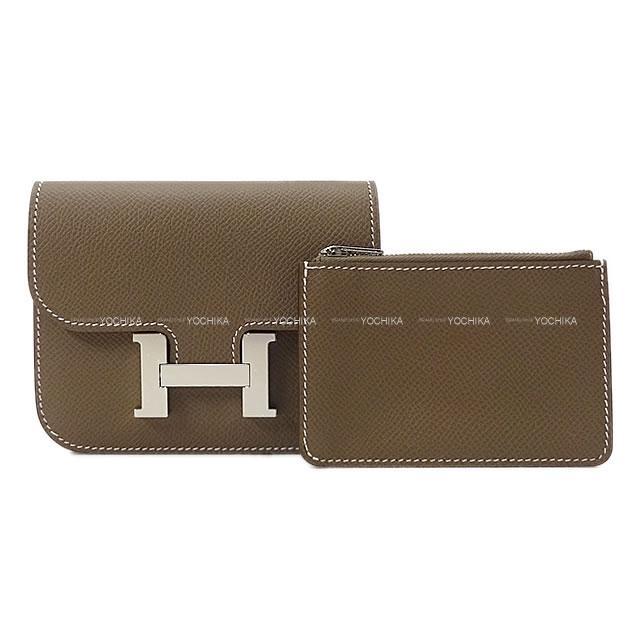 HERMES エルメス 財布 コンスタンススリム ウォレット ウェストポーチ エトープ(エトゥープ) エプソン 新品