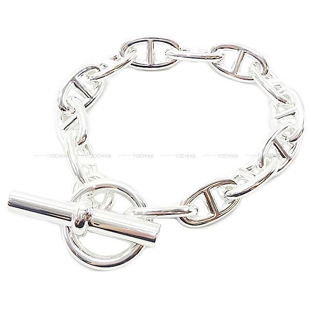 HERMES エルメス ブレスレット バングル シェーヌダンクル GM 13コマ シルバー925 新品